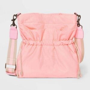 Universal Thread Pink Crossbody Bag with Silver Hardware